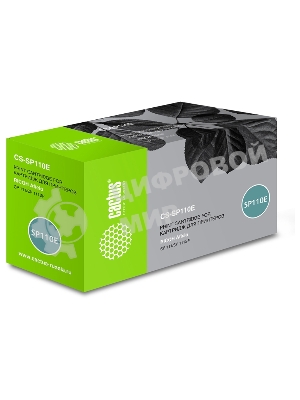 Картридж лазерный Cactus CS-SP110E черный (2000 стр.) для Ricoh Aficio SP 111/SP 111SF