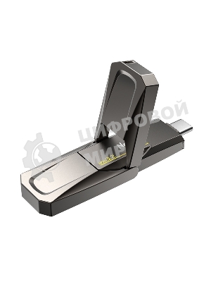 Флешка USB Netac US5 (NT03US5C-512G-32TA), 512Gb, USB 3.2/TypeC, R/W 550/500, черный