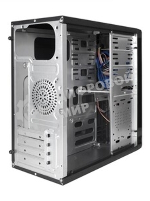 Компьютерный корпус Minitower ExeGate MA-371X Black, mATX (UN600, 120мм) 2хUSB+2хUSB 3.0, Audio
