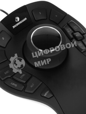 Мышь проводная 3DConnexion SpaceMouse Pro (3DX-700040) черный, 2000 dpi, USB, кнопки - 15