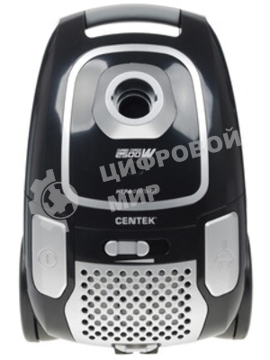 Пылесос Centek CT-2519 черный/хром, 500/2500 Вт, уборка сухая, пылесборник мешок 4 л