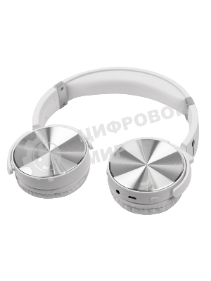 Беспроводные/проводные наушники Harper HB-217 белый, накладные, Bluetooth + проводной, складная конструкция, до 5 ч