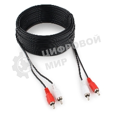 Кабель аудио Cablexpert CCA-2R2R-15M, 2xRCA - 2xRCA, 15м