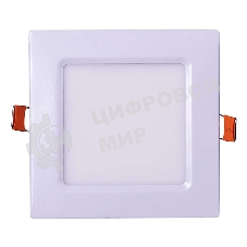 Светильник светодиодный JazzWay ультратонкий встраив. PPL-S 6Вт 4000К IP40 WH 120мм квадрат