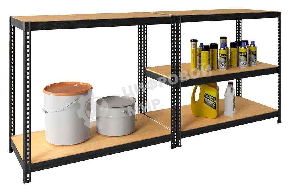 Стеллаж Практик SBL 180KD пол.:5 разборная 1803x900x400мм антрацит (S24499373309)