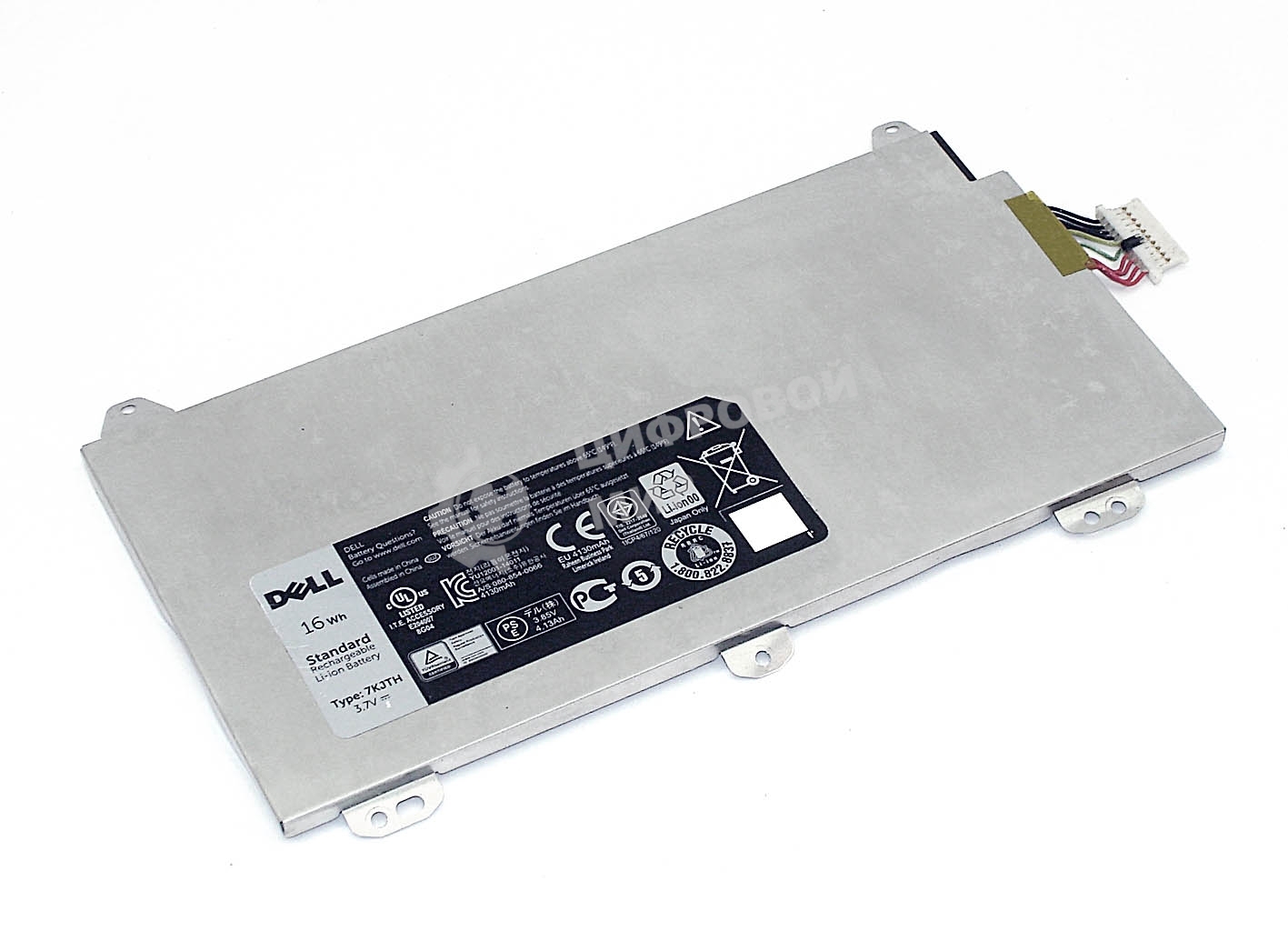 Аккумуляторная батарея для планшета Dell Venue 8 Pro 3845 (07KJTH) 3.7V 4320mAh