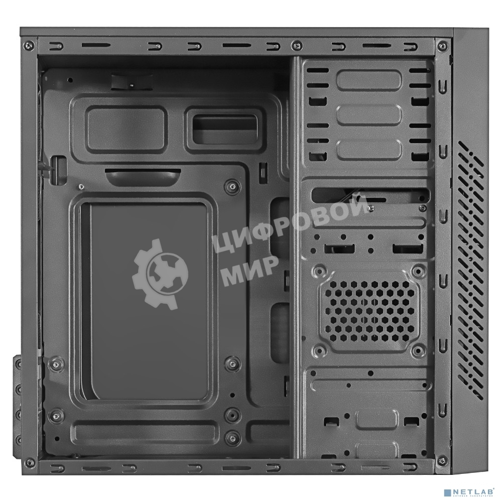 Компьютерный корпус Ginzzu D350 2хUSB 2.0,AU RGb w/o PSU