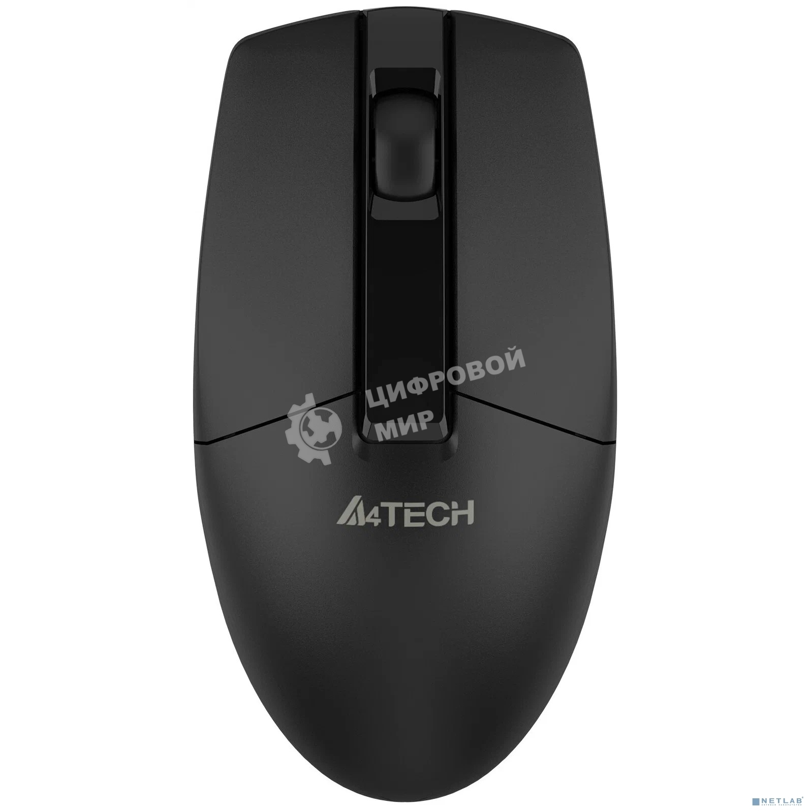 Мышь беспроводная A4Tech G3-330NS черный, 1200 dpi, радиоканал, USB, кнопки - 3