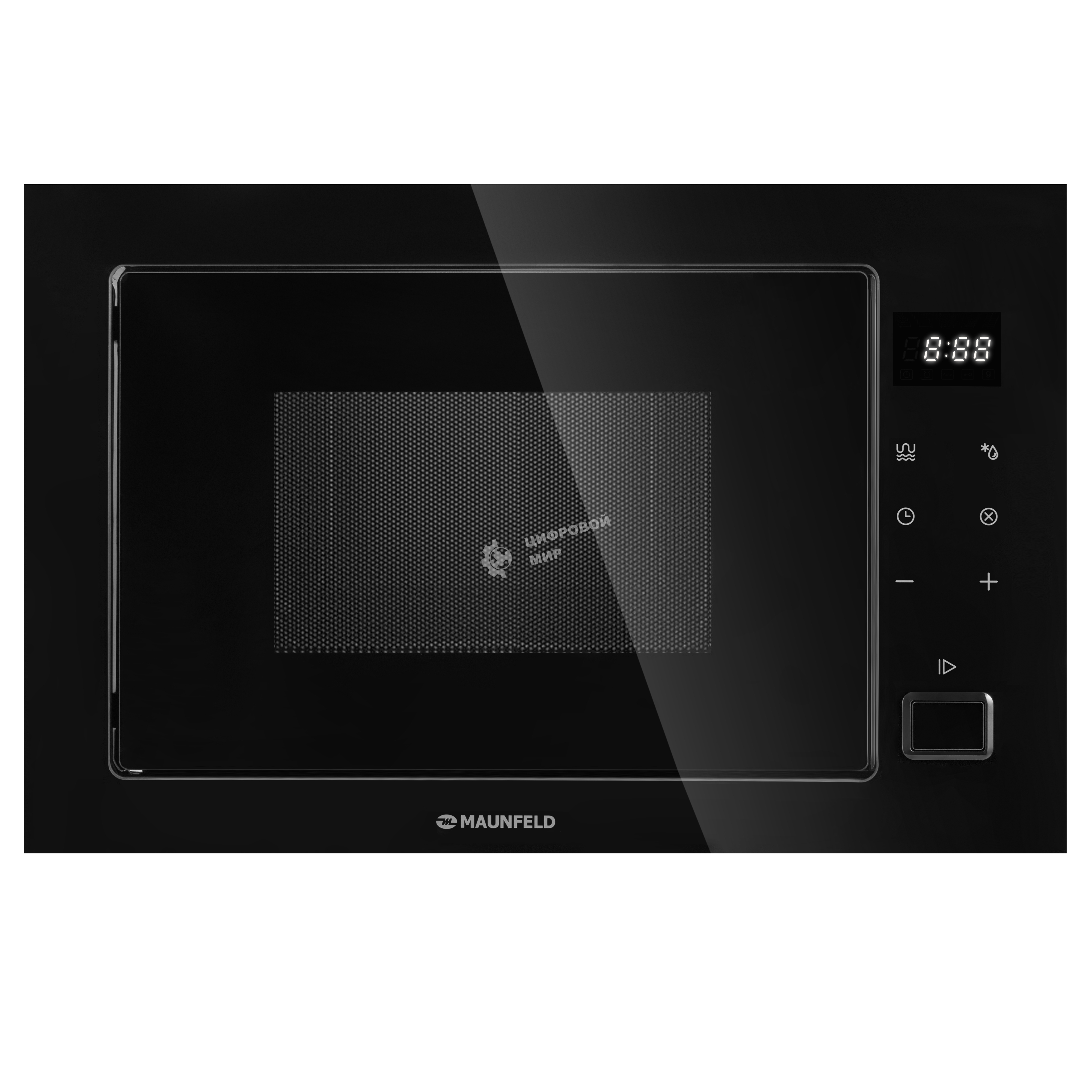 Микроволновая печь встраиваемая Maunfeld MBMO925SGb11 черный, 25 л, 1000 Вт, переключатели - сенсор