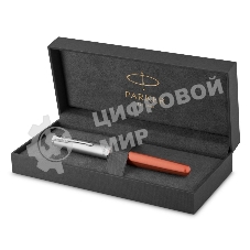Ручка перьевая Parker Sonnet Essentials SB F545 (CW2169228) LaqOrange CT, F, сталь нержавеющая, подарочная коробка