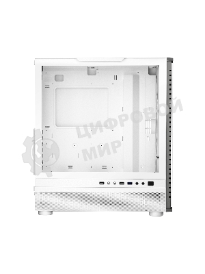 Компьютерный корпус PCCooler ME200 MESH WH, Mesh Full Tower, белый, TG, SPCC, 3x120мм ARGb E-ATX, ATX, mATX, mITX 180/380/220мм 4x2.5