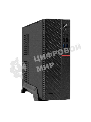 Компьютерный корпус Desktop ExeGate MI-307U2 (mini-ITX/mATX, без БП, 2хUSB+2хUSB 3.0, HD аудио, черный)