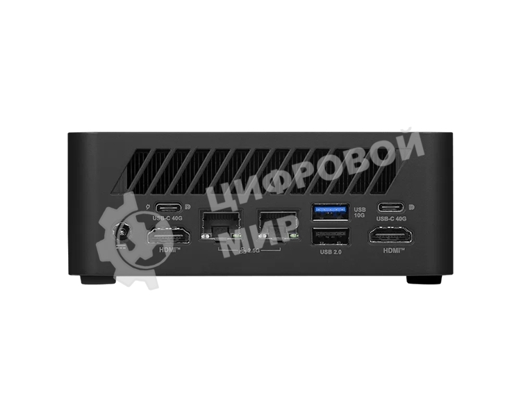 Мини-компьютер MSI Cubi Z AI 8M AMD Ryzen 7 8845HS (3.8GHz), 16Gb DDR5(2*8GB), 1TB SSD M.2, AMD Radeon Graphics, WiFi, BT, no keyboard&mouse, noOS, 1y war-ty
