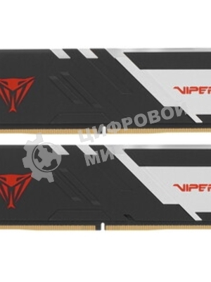 Оперативная память Patriot Viper Venom, DDR5, 32GB (2x16GB), 5600MHz, CL36, DIMM, с радиаторами, RGB, черный