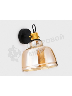 Светильник Ambrella light TR3521 SB/TI бронза/янтарь E27 max 40W 220*280*320