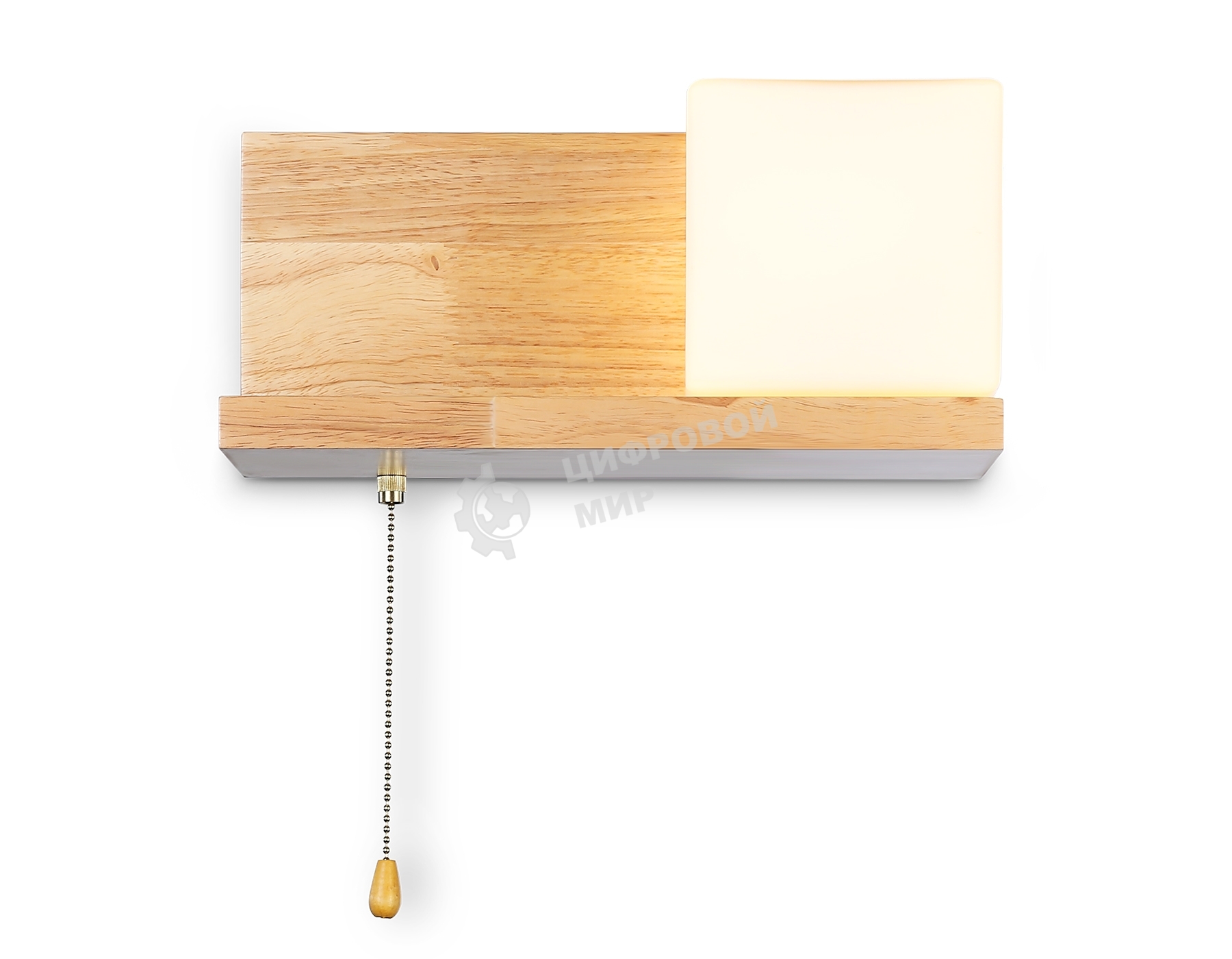 Светильник Ambrella light TR83123 LW/FR светлое дерево/белый матовый E27 max 40W 300*140*140