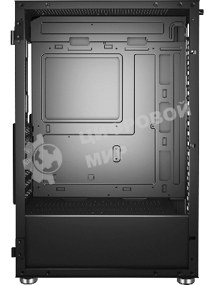 Компьютерный корпус Bloody BD-CC114 черный без БП ATX 8x120мм 1xUSB 2.0 1xUSB 3.0 audio bott PSU