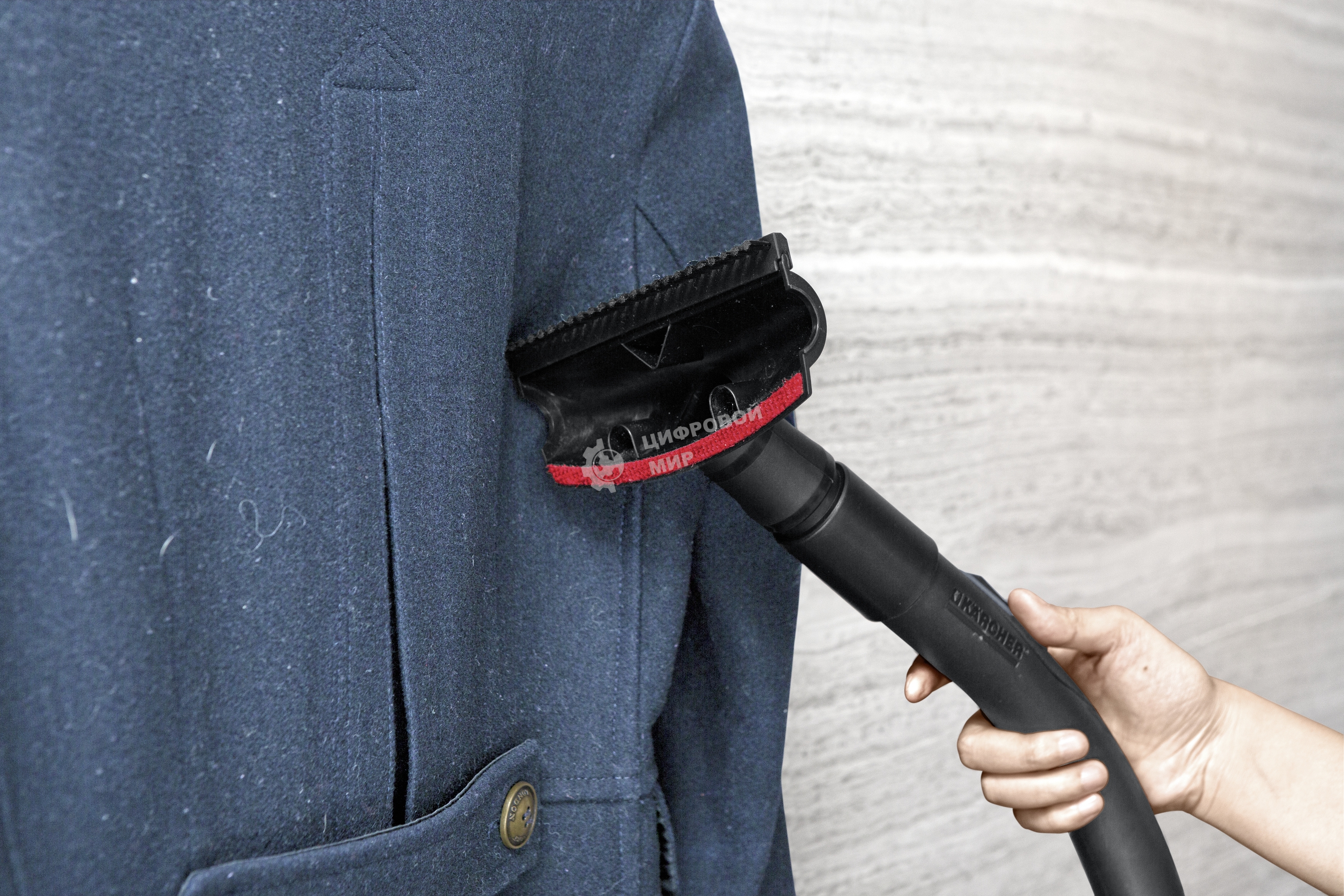 Пылесос Karcher VC2 желтый, 700 Вт, уборка сухая, пылесборник мешок 2,8 л