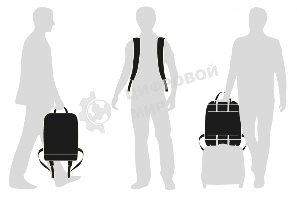 Рюкзак для ноутбука Moleskine METRO (ET82MTbKBK) 31x47x13см полиамид черный