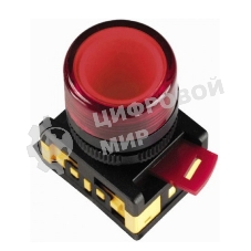 Арматура светосигнальная AL-22TE красн. цил. IEK BLS30-ALTE-K04