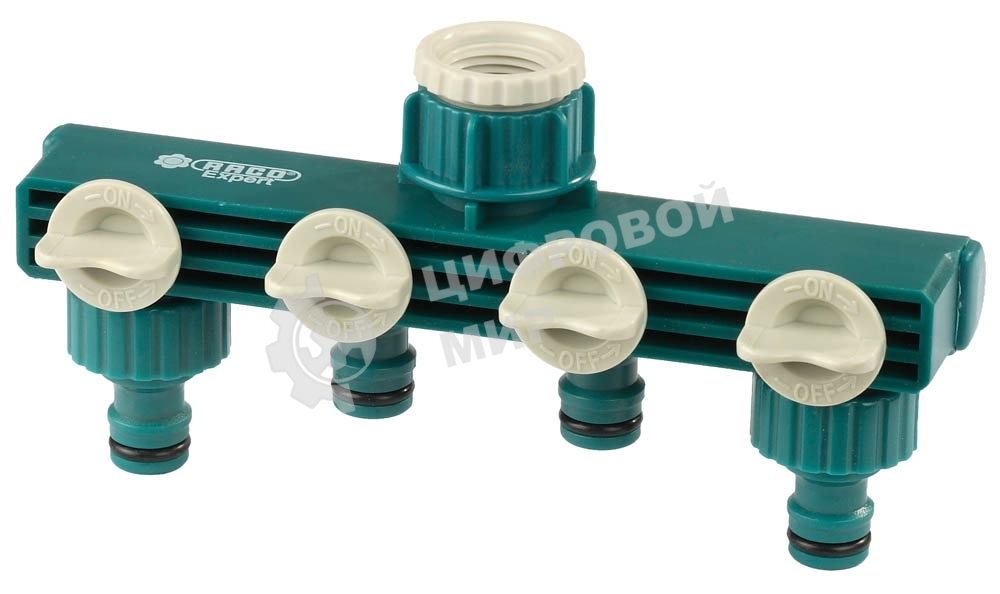 Распределитель RACO 4250-55258C 4хканальный original резьба внешняя-наконечник 1/2''x3/4''