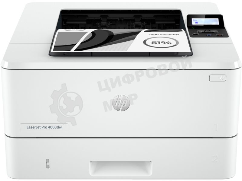 Принтер лазерный HP LaserJet Pro M4003dw (2Z610A), A4, ч/б, до 40 стр/мин., 1200 x 1200 dpi, USB, RJ-45, Wi-Fi, Air Print, Mopria