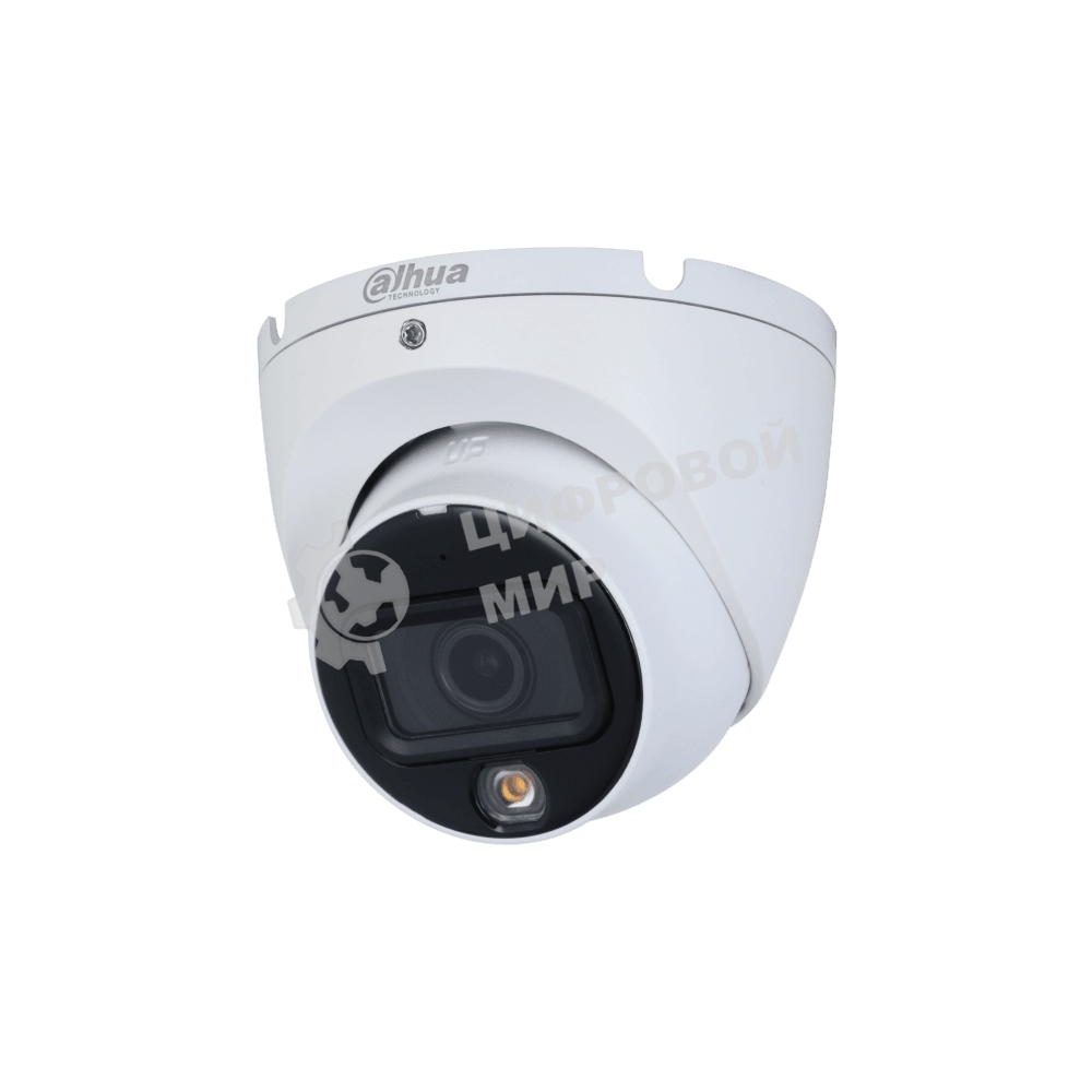 Камера видеонаблюдения аналоговая Dahua DH-HAC-HDW1200TLMP-IL-A-0280B-S6 2.8-2.8мм HD-CVI HD-TVI цв. корп.:белый (DH-HAC-HDW1200TLMP-IL-A-0280B)