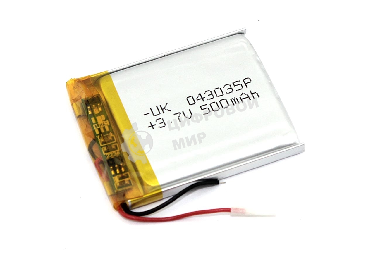 Аккумулятор Li-Pol (батарея) 4x30x35мм 2pin 3.7V/500mAh
