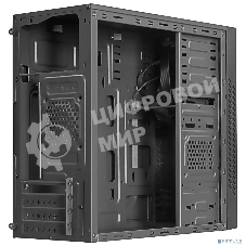 Компьютерный корпус Ginzzu D350 2хUSB 2.0,AU RGb w/o PSU