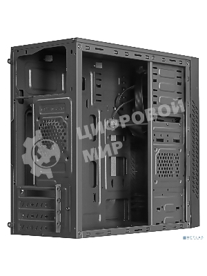 Компьютерный корпус Ginzzu D350 2хUSB 2.0,AU RGb w/o PSU