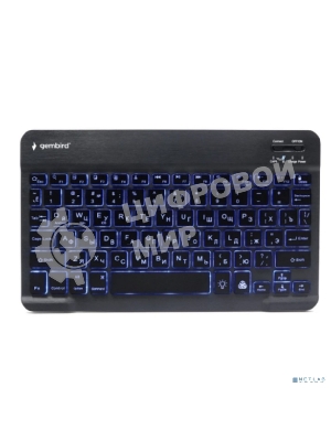 Клавиатура беспроводная Gembird KBW-4N, 78 кл., Bluetooth, ножн.тип клавиш, ультратонкая