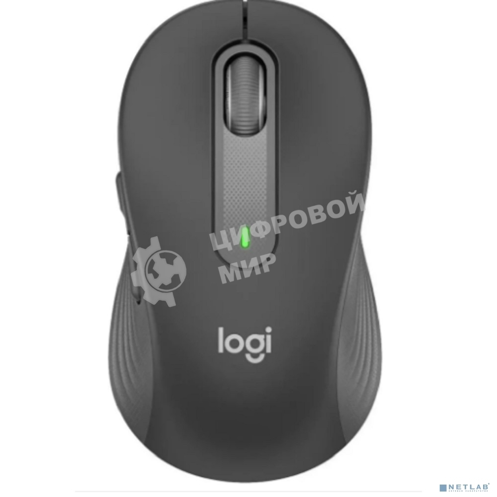 Мышь беспроводная Logitech M650 графитовый, 4000 dpi, радиоканал, Bluetooth, USB, кнопки - 5