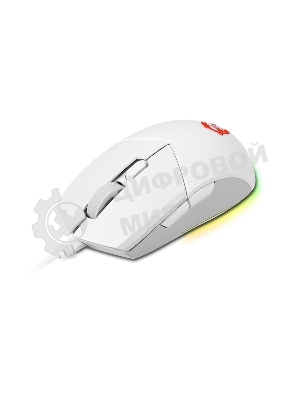 Мышь проводная MSI Clutch GM11 белый, 5000 dpi, USB, кнопки - 6