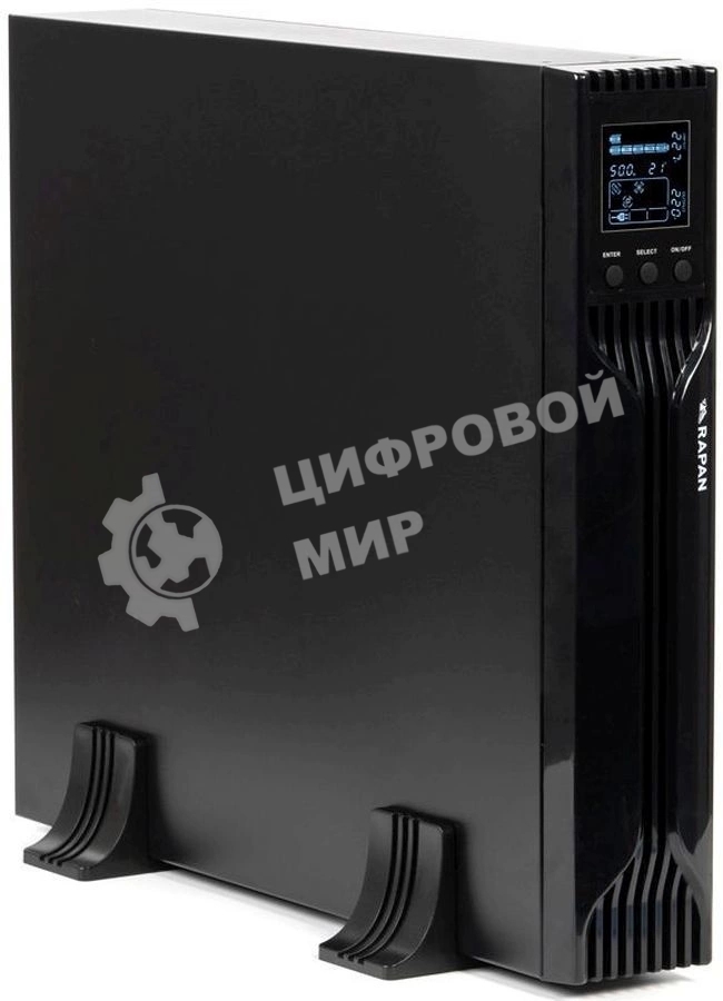 Источник бесперебойного питания Бастион RAPAN-UPS 3000-RACK-IN-4X9 Line-interactive, 3000ВА/2100Вт, USB, 2х EURO, АКБ 4x 9Ah, подкл АКБ блоков (8938)