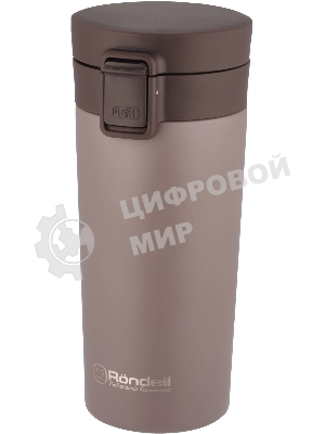 Термокружка для напитков Rondell Freddo RDS-1884 0.38 л. коричневый картонная коробка