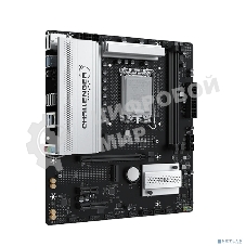 Материнская плата Maxsun MS-Challenger B860M 2.5G (Socket 1851, mATX, 2*DDR5(96Gb), DP/HDMI, 2xSATA3, 2*M.2,1xPCI-Ex16/1xPCI-Ex4/1xPCI-Ex1, 4*USB 2.0, 4*USB 3.2, LAN 1*2.5G, черный, RTL)