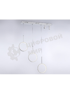 Светильник Ambrella light FL5277/3+2 WH белый 59W 3000K/4200K/6400K+4200K 800*200*1200 (ПДУ ИК)