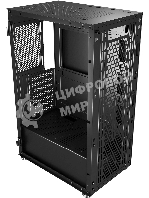 Компьютерный корпус Bloody BD-CC114 черный без БП ATX 8x120мм 1xUSB 2.0 1xUSB 3.0 audio bott PSU