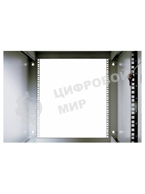 Шкаф настенный ЦМО ШРН-Э-9.500.1 9U 600x520 мм пер. дв. стал. лист несъемные бок. пан. серый