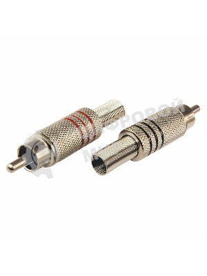Разъем аудио Rexant, RCA под винт, металл 