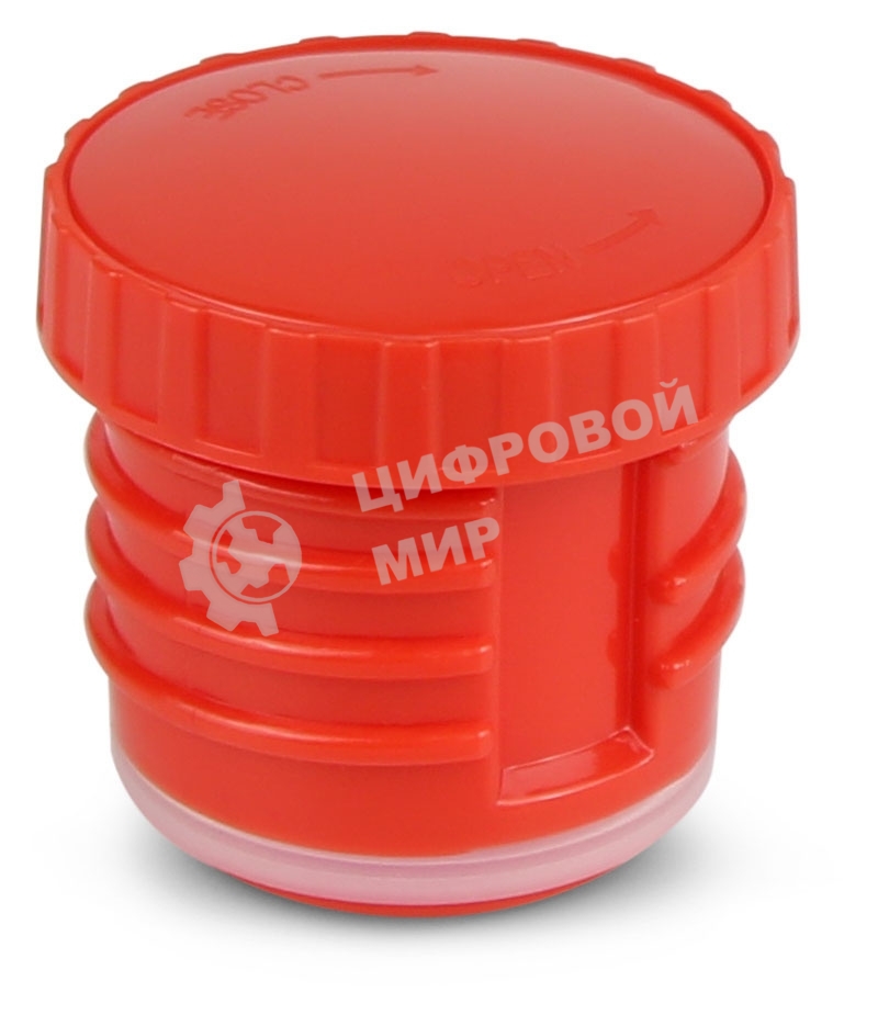 Термос для напитков Starwind 10-500 0.5 л, серебристый/красный, картонная коробка