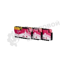 Набор струйных картриджей Sakura CZ135A (№711 Magenta 3-pack) для HP, пурпурный, 26 мл.