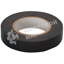 Изолента Сибртех ПВХ, 15 мм х 10 м, 130 мкм, черная