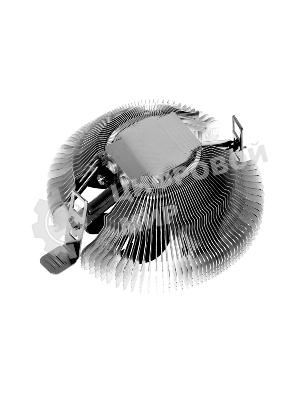 Кулер Cooler ID-Cooling DK-01S серебристый/черный 80мм алюминий 2200rpm 24db 3-pin 65W