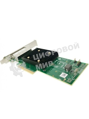Адаптер SAS 9500-16e SGL (05-50075-00) PCIe Gen4 x8 LP, Tri-Mode SAS/SATA/NVMe 12G HBA, 16port(4*ext SFF8644), 3816 IOC