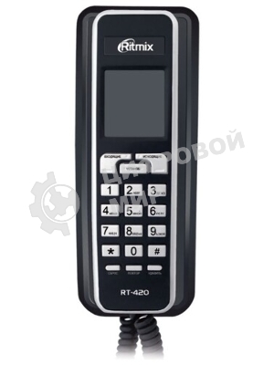 Телефон проводной Ritmix RT-420 черный