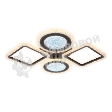 Потолочный светодиодный светильник FA431/4 CF кофе 108W 750*580*80 (ПДУ РАДИО 2.4G)