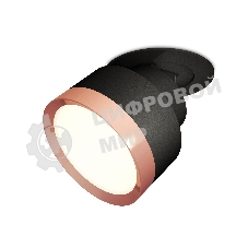 Светильник Ambrella Light XM8102503 SBK/PPG черный песок/золото розовое полированное GX53 (A2242, A2106, C8102, N8126)