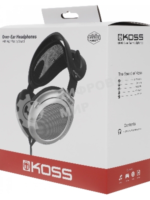 Проводные наушники Koss UR40 черный, полноразмерные, Jack 3.5 мм, складная конструкция
