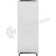 Шкаф телекоммуникационный напольный Cabeus, IP20, 42U, 2055х800х800 мм (ВхШхГ), дверь: стекло, разборный, цвет: серый
